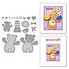 Stampendous Bear Hugs Cutting Dies (S5-586) (OUTLET) Stampendous Bear Hugs Cutting Dies (S5-586) (OUTLET)