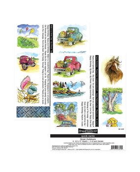 Stampendous Quick Cards Great Outdoors (4pcs) (QC-005) (OUTLET)