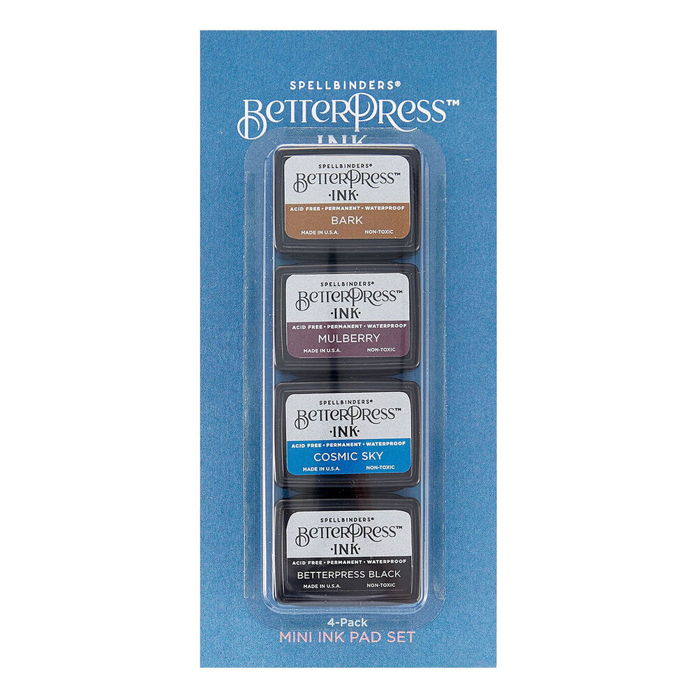 Spellbinders BetterPress Ink Regal Tones Mini Set (4pcs) (BPI-003)