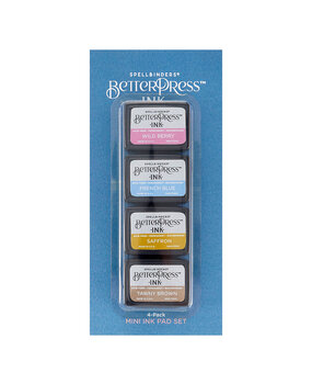 Spellbinders BetterPress Ink Nature Tones Mini Set (4pcs) (BPI-002) Spellbinders BetterPress Ink Nature Tones Mini Set (4pcs) (BPI-002)