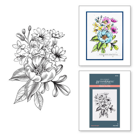 Spellbinders Pressed Bouquet Press Plate (BP-012) Spellbinders Pressed Bouquet Press Plate (BP-012)