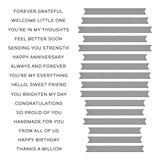 Spellbinders Always and Forever Sentiment Strips Press Plate & Die Set (BP-025) Spellbinders Always and Forever Sentiment Strips Press Plate & Die Set (BP-025)