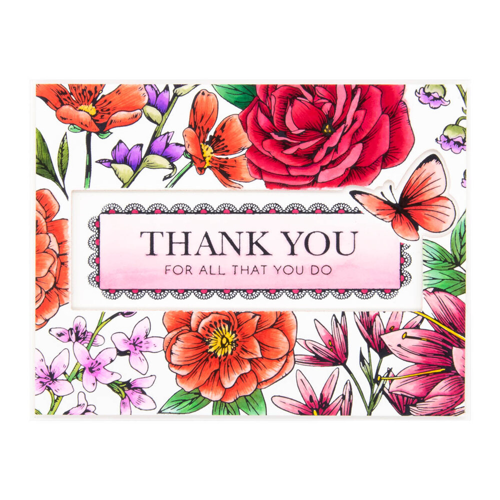 Spellbinders Butterfly Garden Press Plate & Die Set (BP-027) Spellbinders Butterfly Garden Press Plate & Die Set (BP-027)