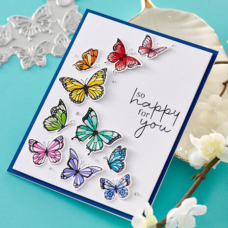 Spellbinders Butterfly Swirl Press Plate & Die Set (BP-031) Spellbinders Butterfly Swirl Press Plate & Die Set (BP-031)