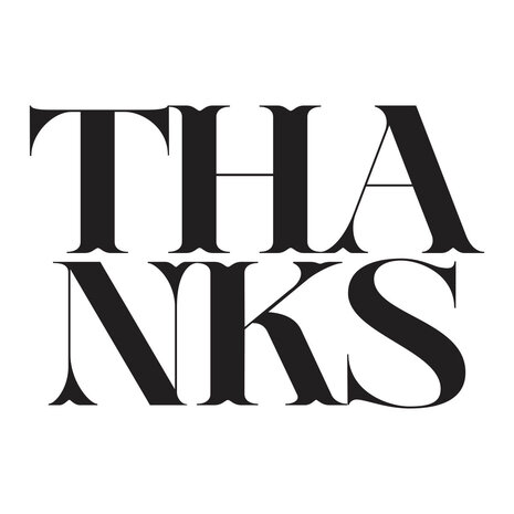 Spellbinders Big Thanks Press Plate (BP-034) (OUTLET)