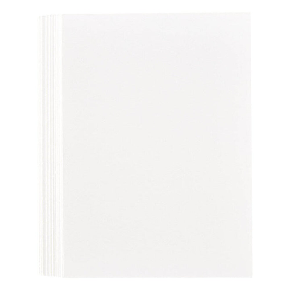 Spellbinders BetterPress Cotton Card Panels 5x7 Inch Porcelain (25pcs) (BPC-005)