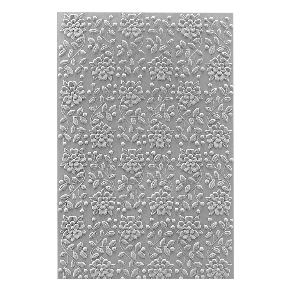 Spellbinders Floral & Vine 3D Embossing Folder (E3D-058)