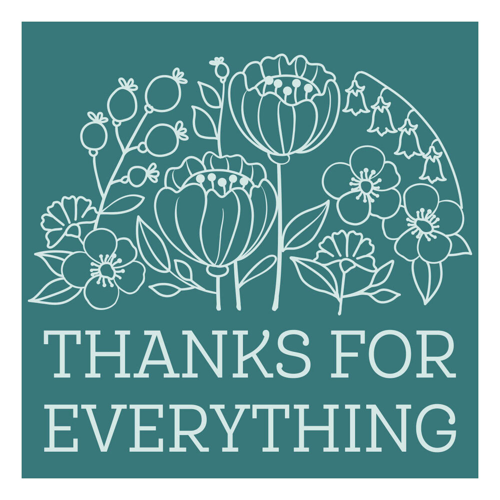 Spellbinders Thanks for Everything Wax Seal Stamp (WS-072) (OUTLET)