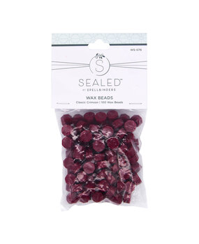 Spellbinders Classic Crimson Wax Beads (100pcs) (WS-076)