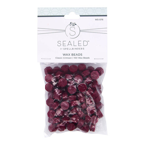 Spellbinders Classic Crimson Wax Beads (100pcs) (WS-076) Spellbinders Classic Crimson Wax Beads (100pcs) (WS-076)