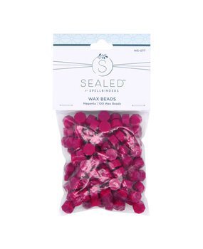 Spellbinders Magenta Wax Beads (100pcs) (WS-077)