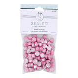 Spellbinders Pink Damask Wax Beads (100pcs) (WS-078)
