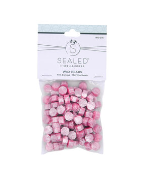 Spellbinders Pink Damask Wax Beads (100pcs) (WS-078)