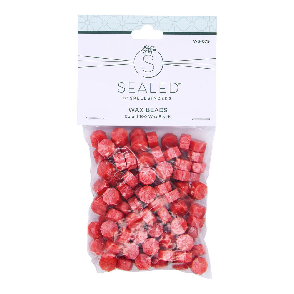 Spellbinders Coral Wax Beads (100pcs) (WS-079)