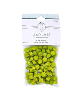 Spellbinders Citrine Wax Beads (100pcs) (WS-080)