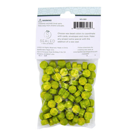 Spellbinders Citrine Wax Beads (100pcs) (WS-080) Spellbinders Citrine Wax Beads (100pcs) (WS-080)