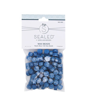 Spellbinders Mystic Blue Wax Beads (100pcs) (WS-083)