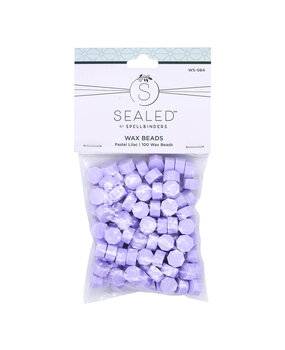 Spellbinders Pastel Lilac Wax Beads (100pcs) (WS-084)