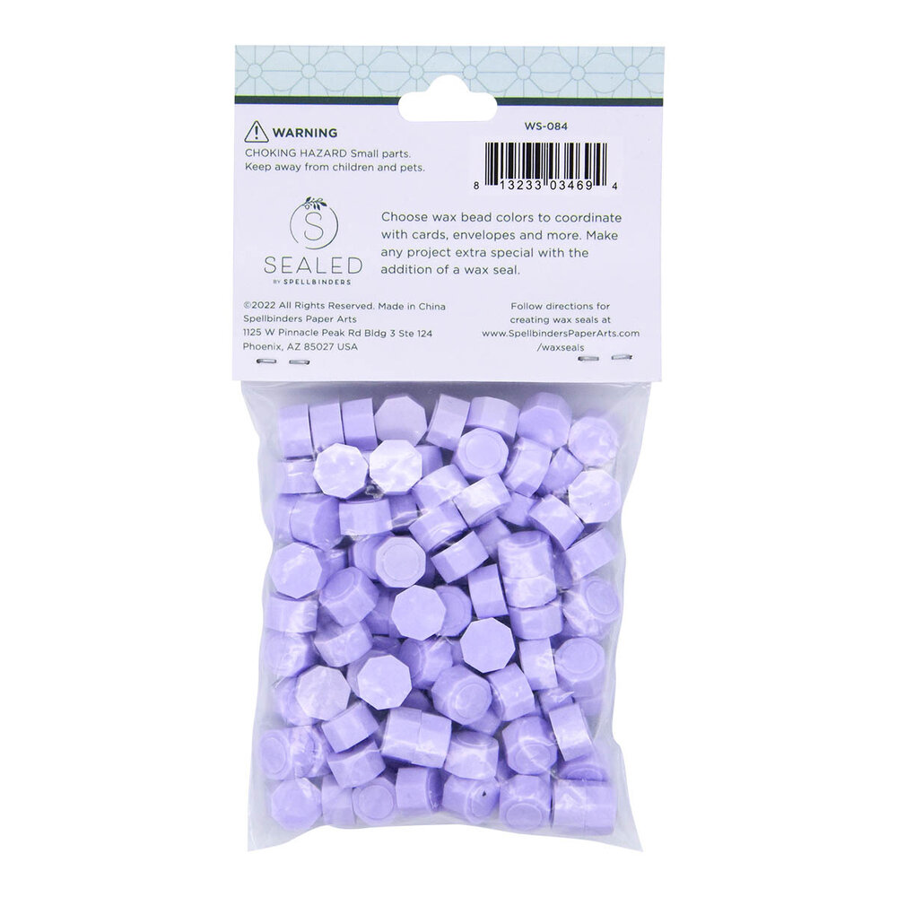 Spellbinders Pastel Lilac Wax Beads (100pcs) (WS-084)