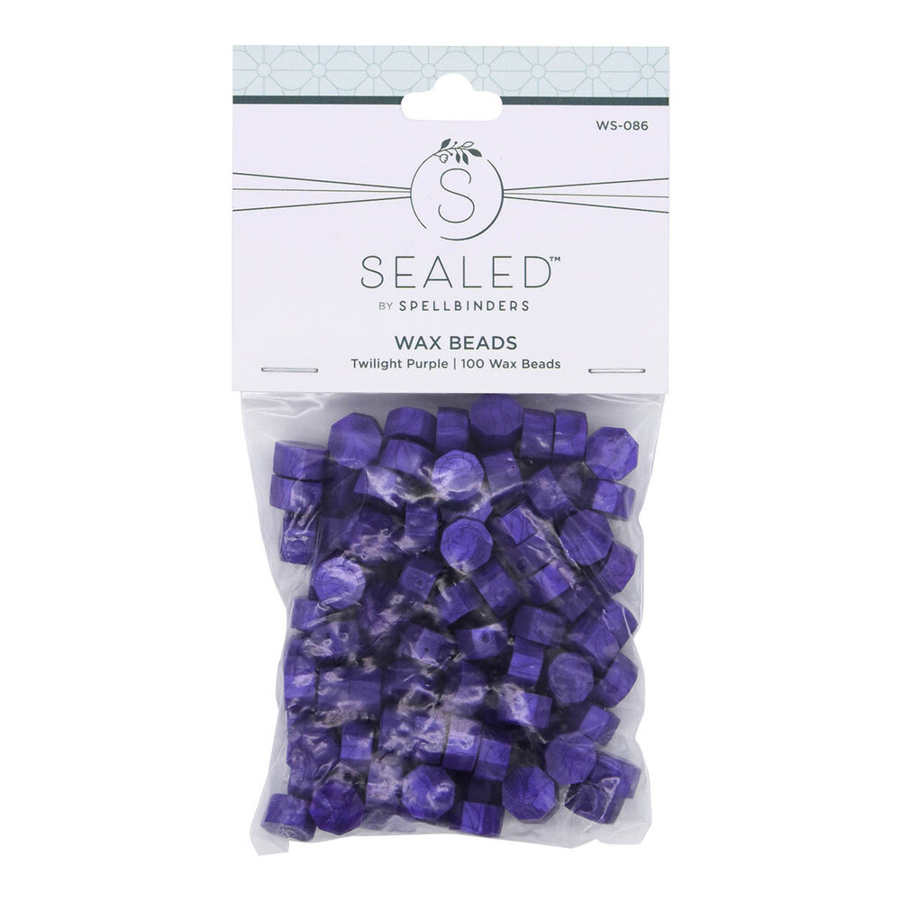 Spellbinders Twilight Purple Wax Beads (100pcs) (WS-086) Spellbinders Twilight Purple Wax Beads (100pcs) (WS-086)