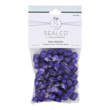 Spellbinders Twilight Purple Wax Beads (100pcs) (WS-086)