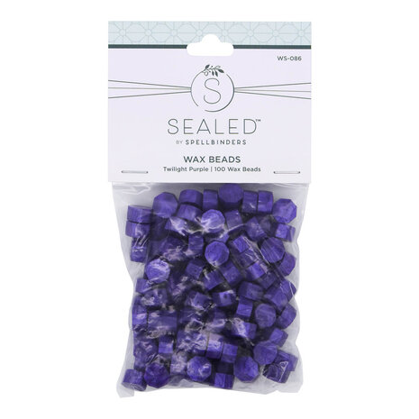 Spellbinders Twilight Purple Wax Beads (100pcs) (WS-086) Spellbinders Twilight Purple Wax Beads (100pcs) (WS-086)