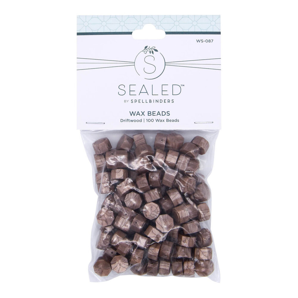 Spellbinders Driftwood Wax Beads (100pcs) (WS-087)