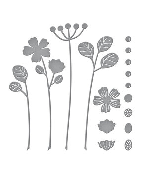 Spellbinders Sealed Blooming Stems Etched Dies (S4-1296) Spellbinders Sealed Blooming Stems Etched Dies (S4-1296)