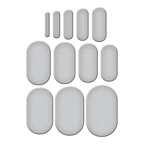 Spellbinders Essential Modern Ovals Etched Dies (S4-1266)