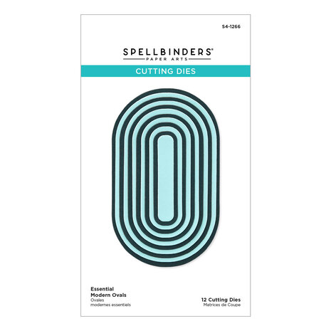 Spellbinders Essential Modern Ovals Etched Dies (S4-1266) Spellbinders Essential Modern Ovals Etched Dies (S4-1266)