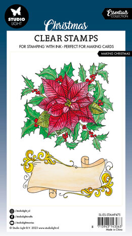 Studio Light Making Christmas Christmas Essentials Clear Stamps (SL-ES-STAMP475) (DISCONTINUED)