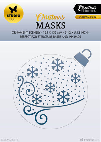 Studio Light Christmas Ball Christmas Essentials Mask (SL-ES-MASK212) (OUTLET) Studio Light Christmas Ball Christmas Essentials Mask (SL-ES-MASK212) (OUTLET)