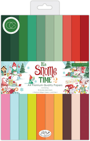 Craft Consortium It's Snome Time 2 A4 Paper Pad (CCPPAD043C) (DISCONTINUED)
