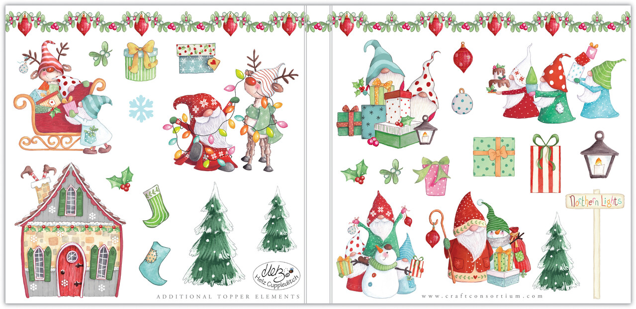Craft Consortium It's Snome Time 2 6x6 Inch Paper Pad (CCPPAD043B) (DISCONTINUED)
