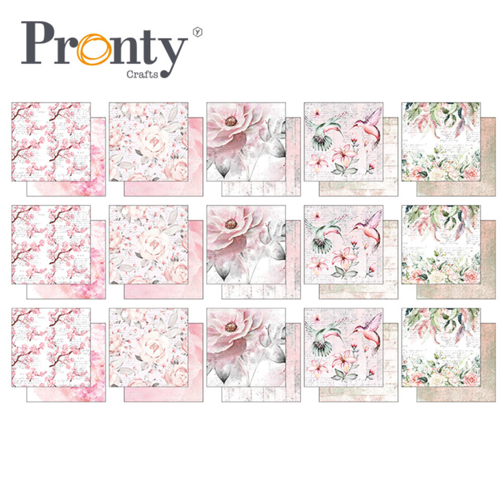Pronty Crafts Romantica 21x21cm Deco Paper (471.201.008) (OUTLET) Pronty Crafts Romantica 21x21cm Deco Paper (471.201.008) (OUTLET)