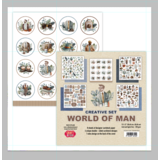 Craft & You Design World of Man 12x12 Inch Creative Set 250gsm (8sheets) (CSET08-WM-8) (DISCONTINUED)