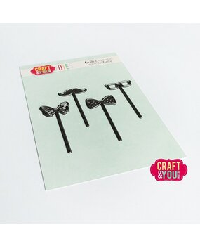 Craft & You Design Men's Attributes On Sticks Dies (CW242) (DISCONTINUED)