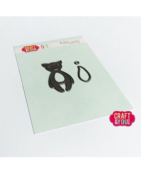 Craft & You Design Fox Baby Toy Dies (CW235) (DISCONTINUED)