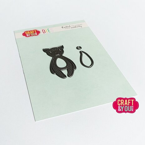 Craft & You Design Fox Baby Toy Dies (CW235) (DISCONTINUED)