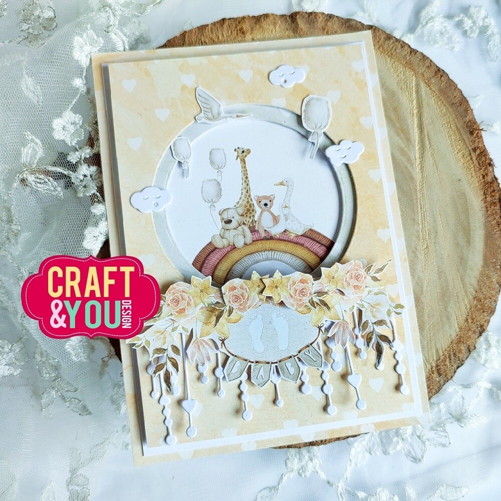Craft & You Design Carousel Dies (CW234) (DISCONTINUED)