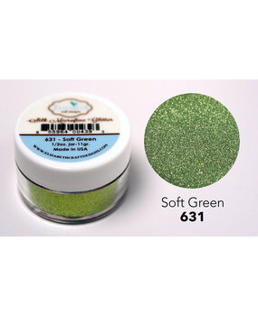 Elizabeth Craft Designs Silk Microfine Glitter Soft Green 1/2oz. (631) (DISCONTINUED)
