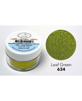 Elizabeth Craft Designs Silk Microfine Glitter Leaf Green 1/2oz. (634) (DISCONTINUED)