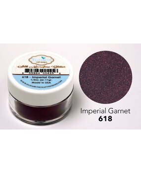 Elizabeth Craft Designs Silk Microfine Glitter Imperial Garnet 1/2oz. (618) (DISCONTINUED)