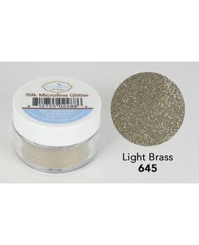 Elizabeth Craft Designs Silk Microfine Glitter Light Brass 1/2oz. (645) (DISCONTINUED)