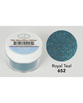 Elizabeth Craft Designs Silk Microfine Glitter Royal Teal 1/2oz. (652) (DISCONTINUED)