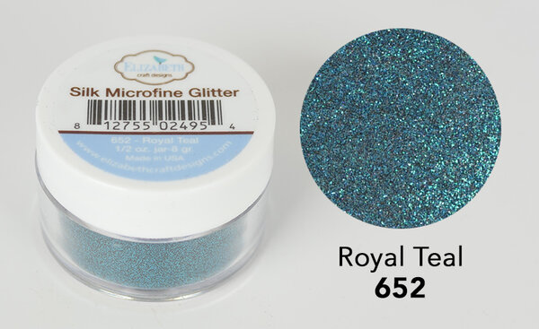 Elizabeth Craft Designs Silk Microfine Glitter Royal Teal 1/2oz. (652) (DISCONTINUED) Elizabeth Craft Designs Silk Microfine Glitter Royal Teal 1/2oz. (652) (DISCONTINUED)