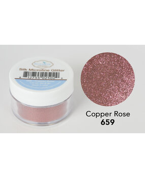 Elizabeth Craft Designs Silk Microfine Glitter Copper Rose 1/2oz. (659) (DISCONTINUED)
