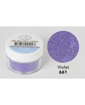 Elizabeth Craft Designs Silk Microfine Glitter Violet 1/2oz. (661) (DISCONTINUED)