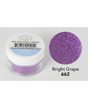 Elizabeth Craft Designs Silk Microfine Glitter Bright Grape 1/2oz. (662) (DISCONTINUED)