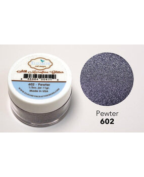 Elizabeth Craft Designs Silk Microfine Glitter Pewter 1/2oz. (602) (DISCONTINUED)